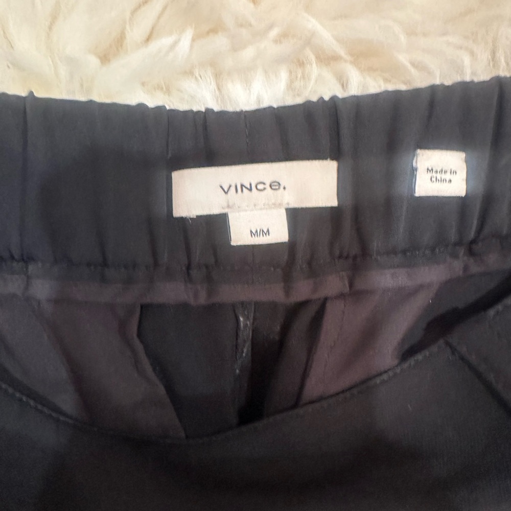 Silk Black Wide-Leg Women's Trousers - Picture 4 of 4